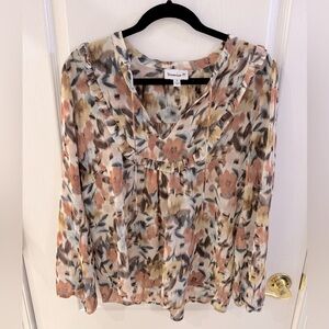 Veronica M Multicolor Floral Blouse size M